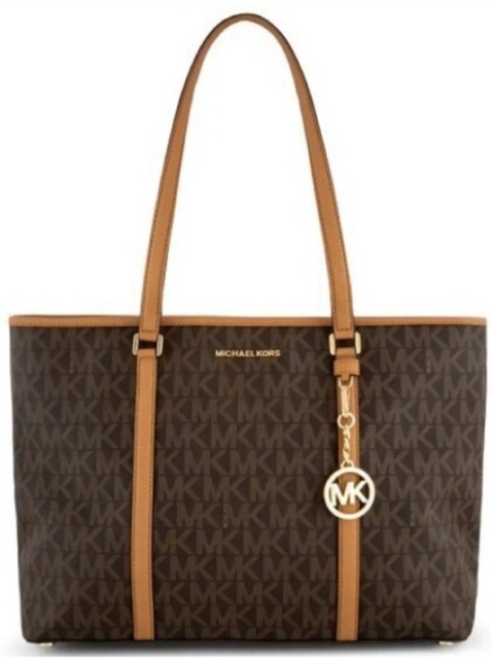 Michael Kors Handbags - Michael Kors Large Sady Tote Brown Acorn NWT